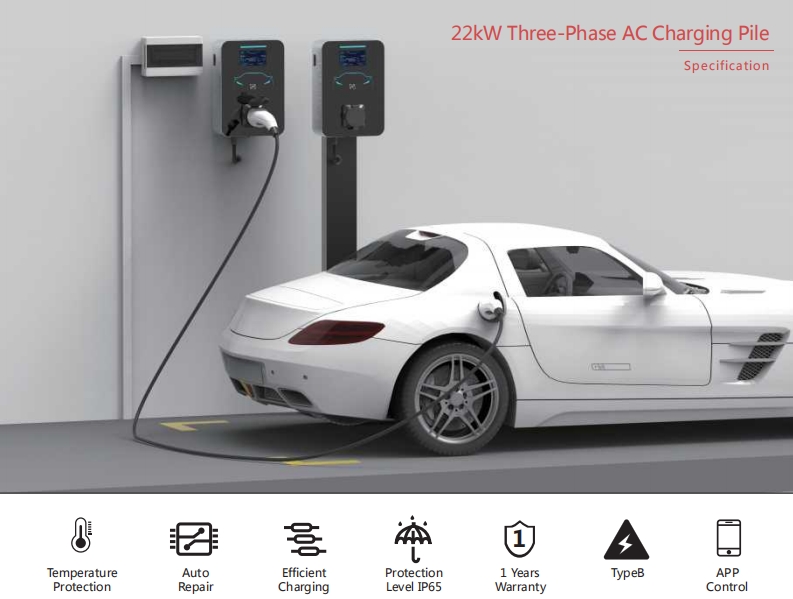 新品上市-22KW 家用/商用三相电充电桩 新品上市-22KW 家用/商用三相电充电桩
