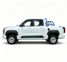 Electric Double Cab Pickup Truck 4WD Lithium Battery Light Duty Cargo Pickup